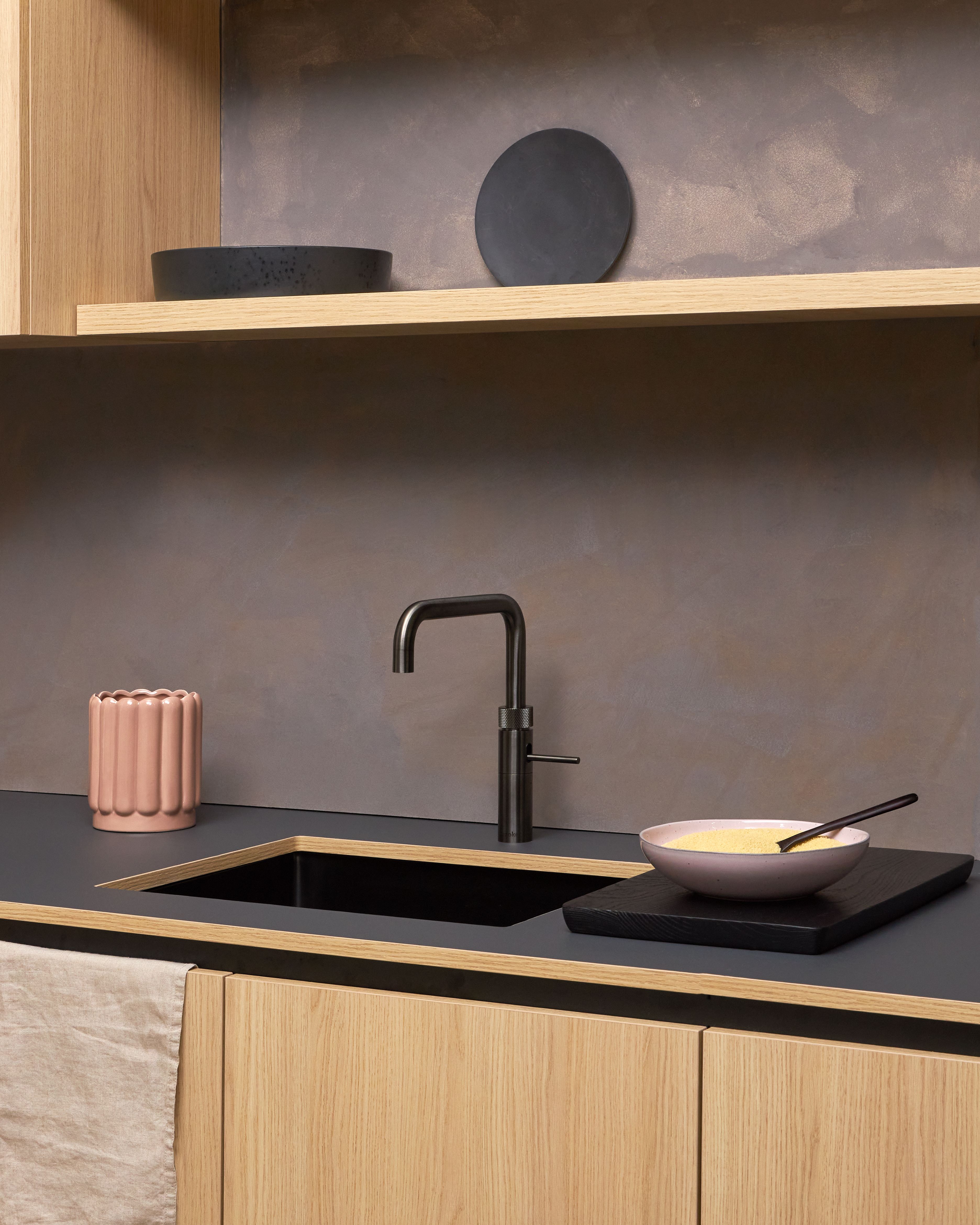 Quooker Combi Fusion Square Gun Metal  kokendwaterkraan afbeelding 5