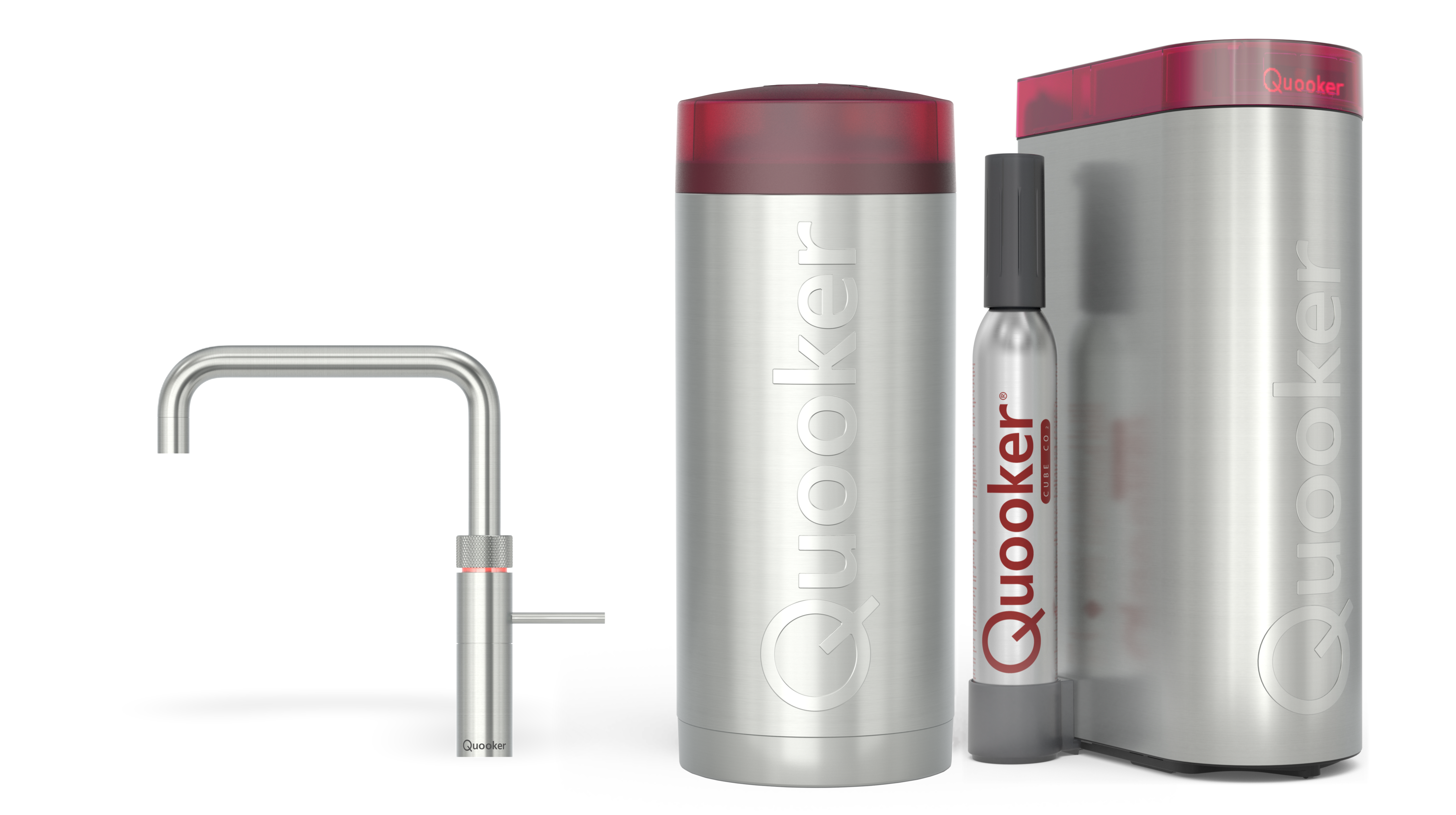 Quooker Combi Fusion Square RVS + Cube