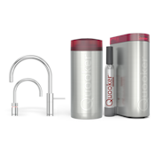 Quooker Combi Nordic Round Twintaps Chroom + Cube