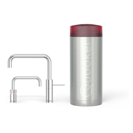 Quooker Combi Nordic Square Twintaps Chroom
