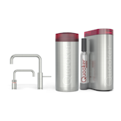 Quooker Combi Nordic Square Twintaps RVS + Cube