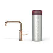 Quooker Pro3 Classic Fusion Square Messing Patina