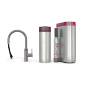 Quooker Pro3 Flex Round Gun Metal + Cube