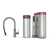 Quooker Pro3 Flex Round Gun Metal + Cube