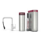Quooker Pro3 Flex Square Chroom + Cube