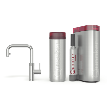 Quooker Pro3 Flex Square RVS + Cube