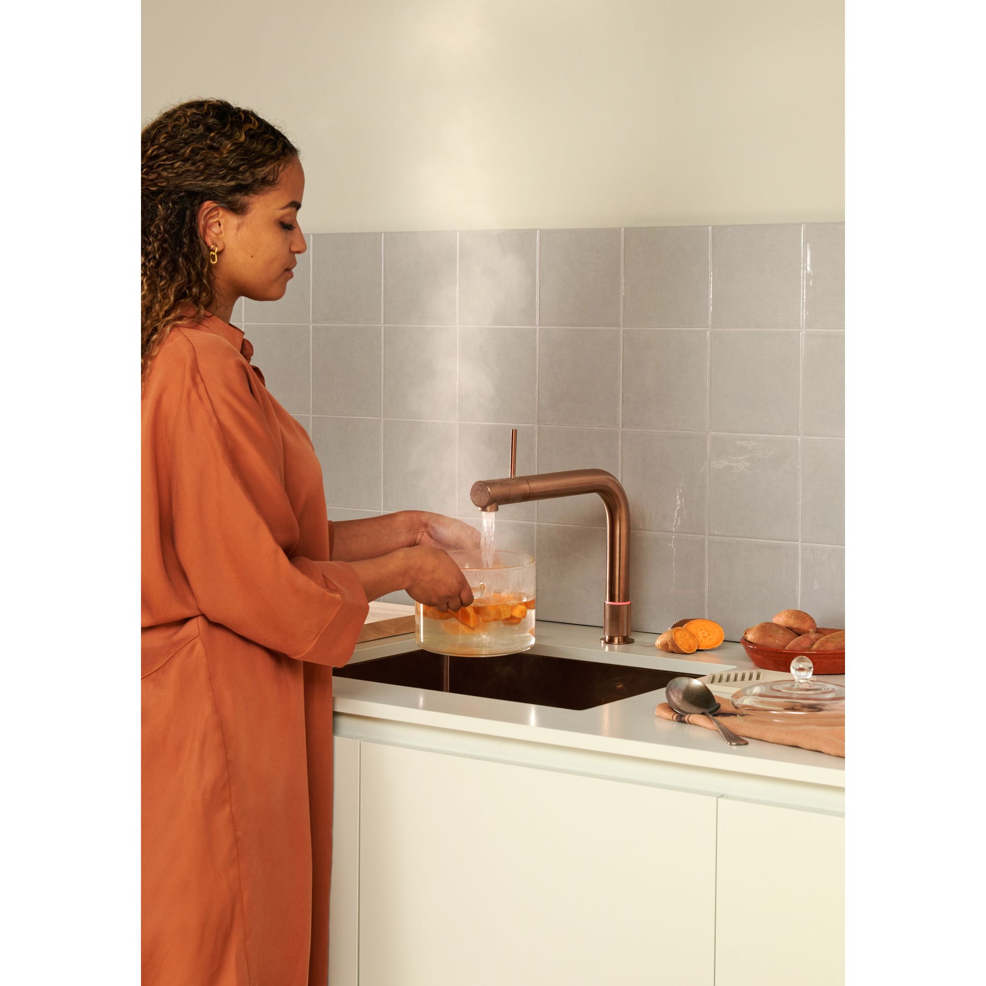 Pro3 Front Rosé Koper + Cube van Quooker afbeelding 6