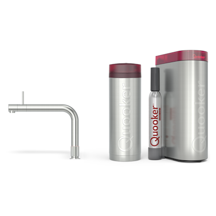 Quooker Pro3 Front RVS + Cube