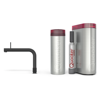 Quooker Pro3 Front Zwart + Cube
