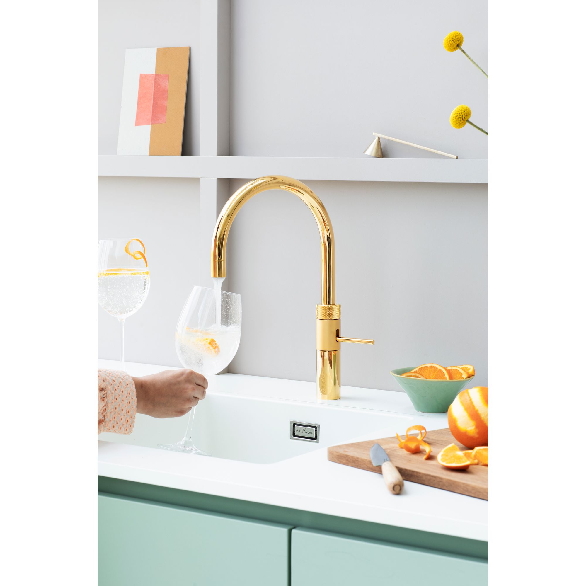 Quooker Pro3 Fusion Round Goud afbeelding 7