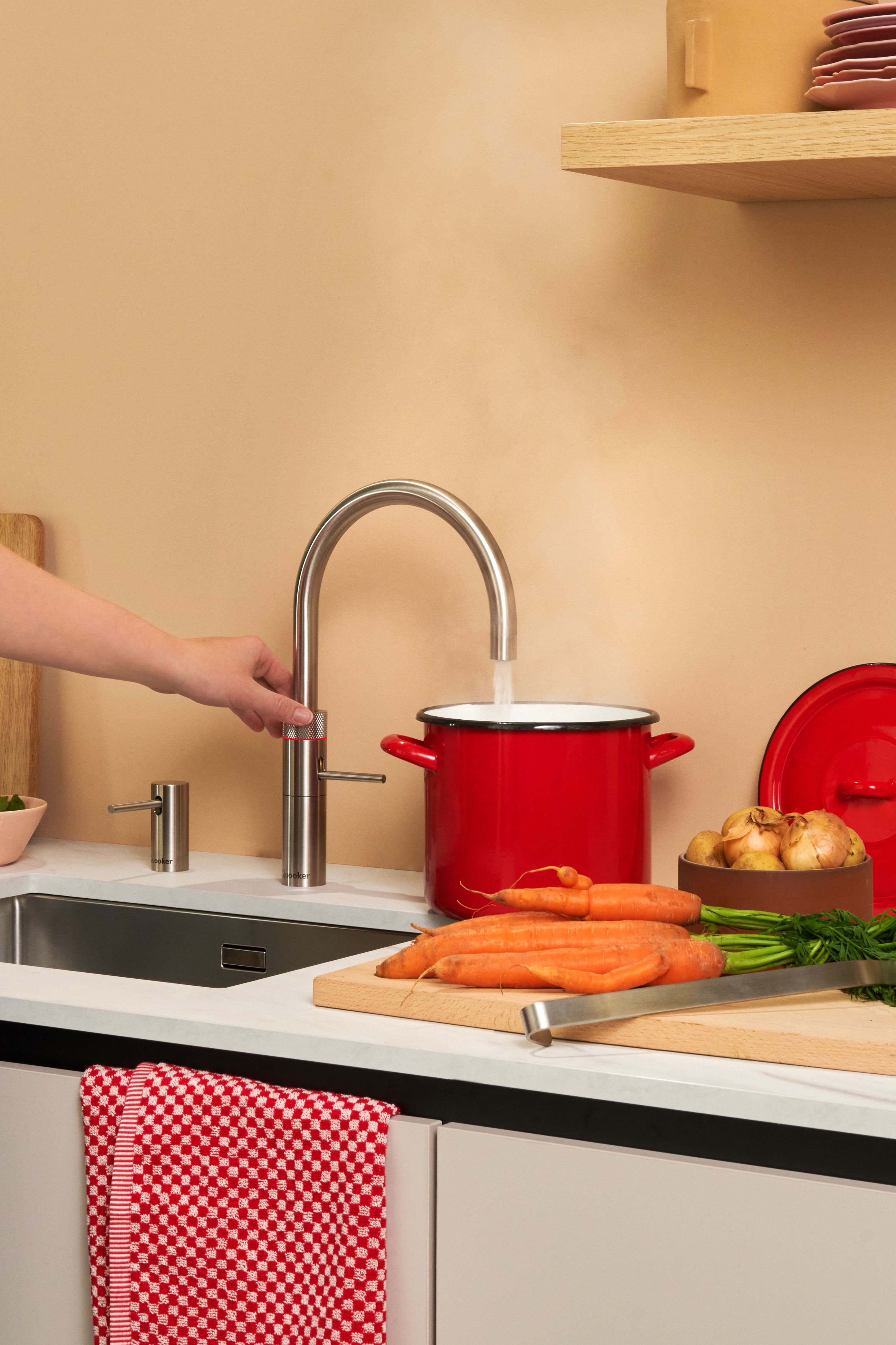 Quooker Pro3 Fusion Round RVS  kokendwaterkraan afbeelding 5