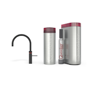 Quooker Pro3 Fusion Round Zwart + Cube