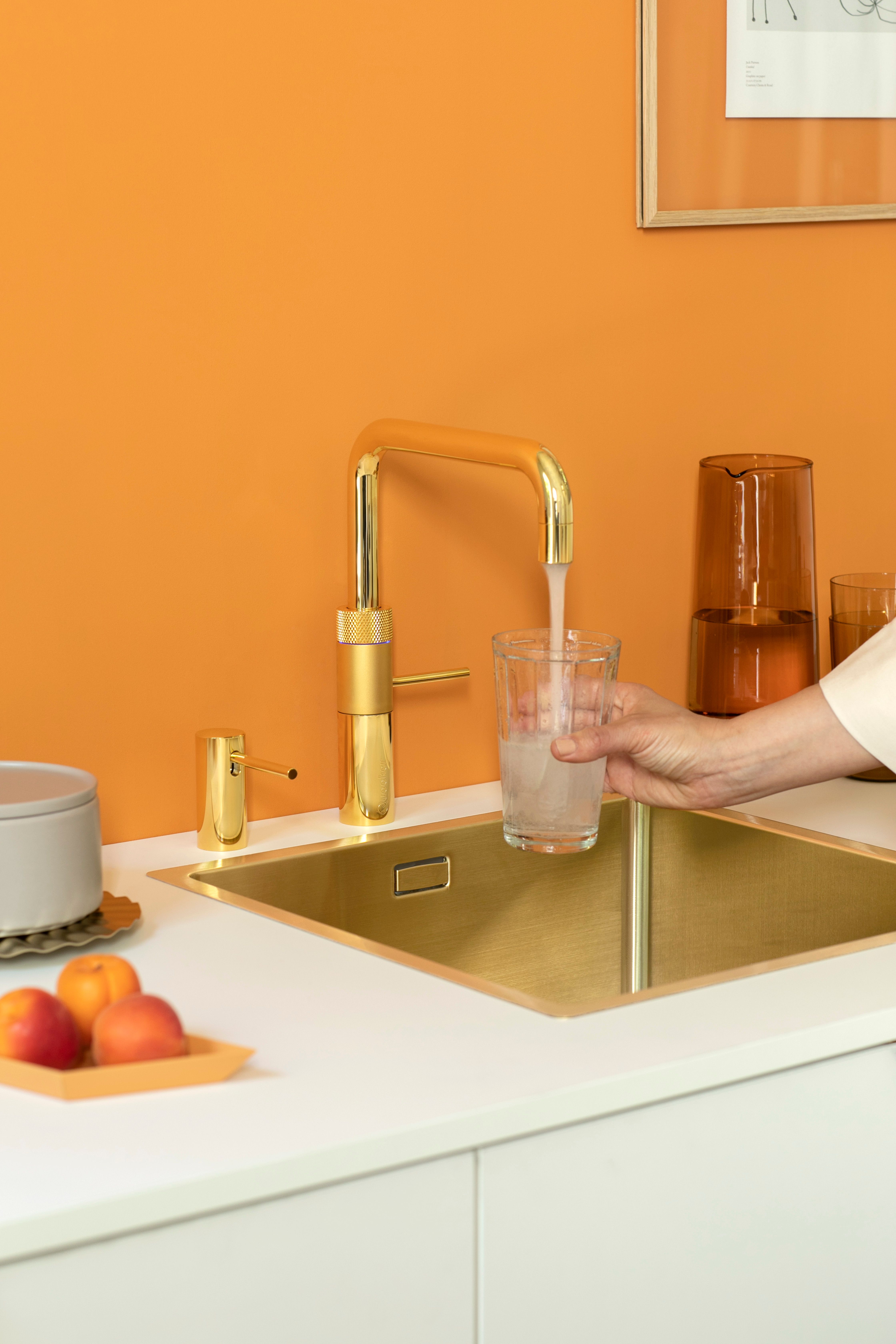 Quooker Pro3 Fusion Square Goud + Cube afbeelding 7