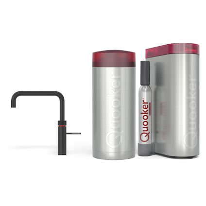 Quooker Pro3 Fusion Square Zwart + Cube