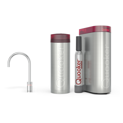 Quooker Pro3 Nordic Round Chroom + Cube