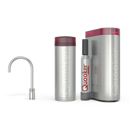 Quooker Pro3 Nordic Round RVS + Cube