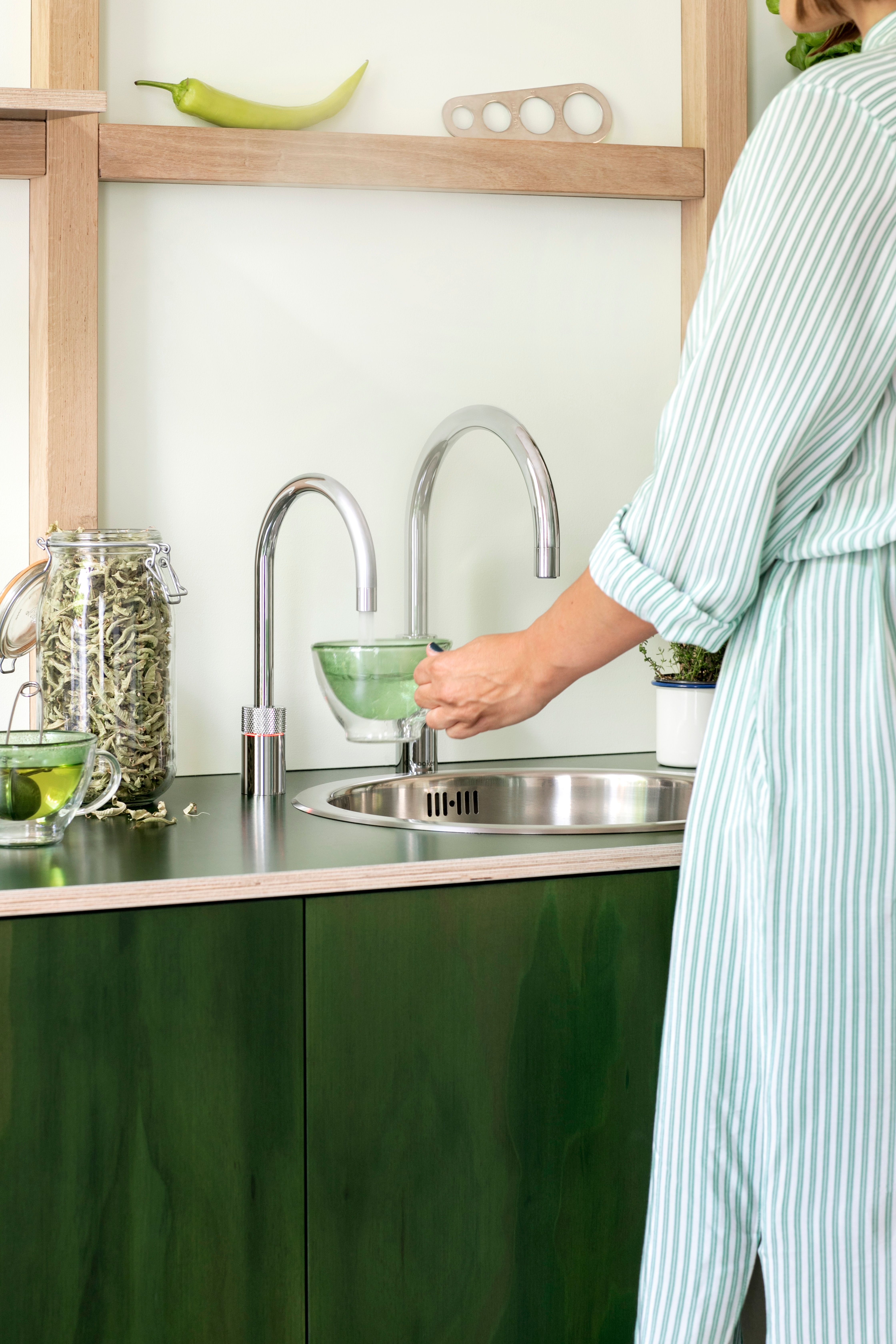 Quooker Pro3 Nordic Round Twintaps Chroom + Cube afbeelding 7