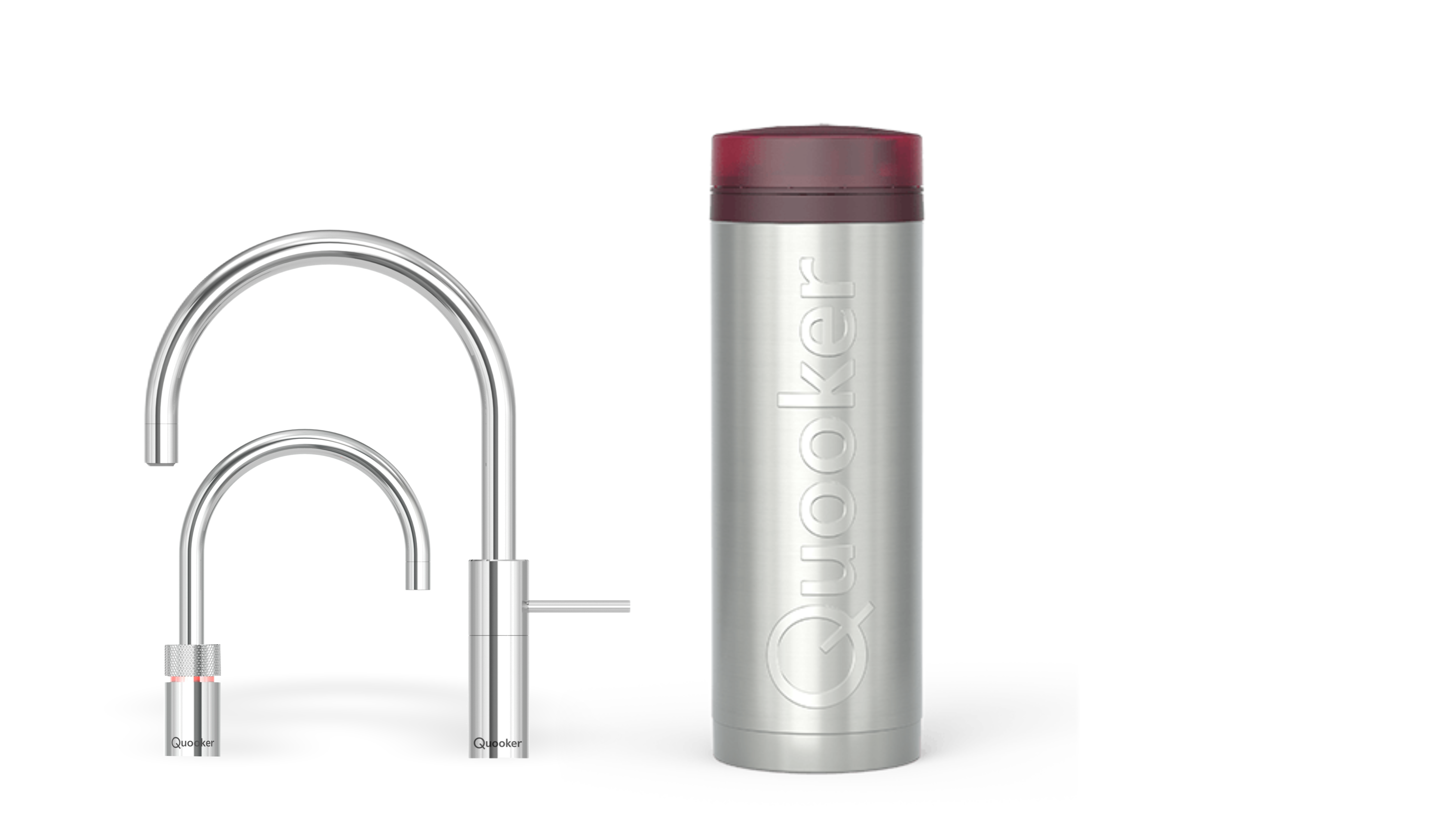 Quooker Pro3 Nordic Round Twintaps Chroom