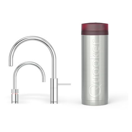 Quooker Pro3 Nordic Round Twintaps Chroom