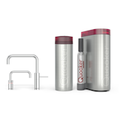 Quooker Pro3 Nordic Square Twintaps Chroom + Cube