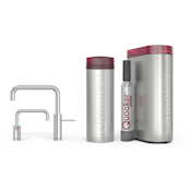 Quooker Pro3 Nordic Square Twintaps RVS + Cube