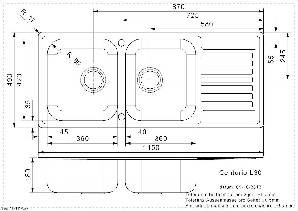R19627 Reginox afbeelding 2