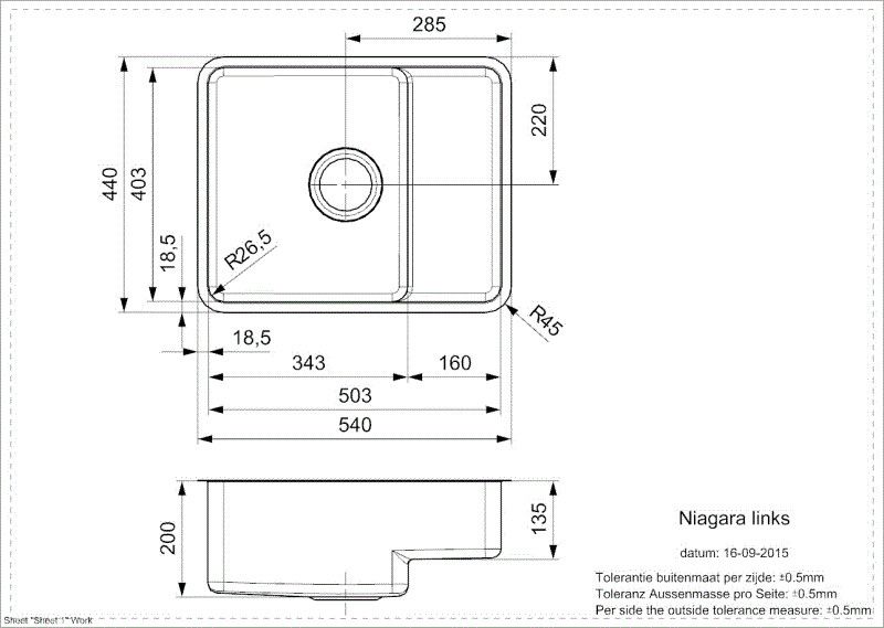 Reginox spoelbak R25789 afbeelding 3