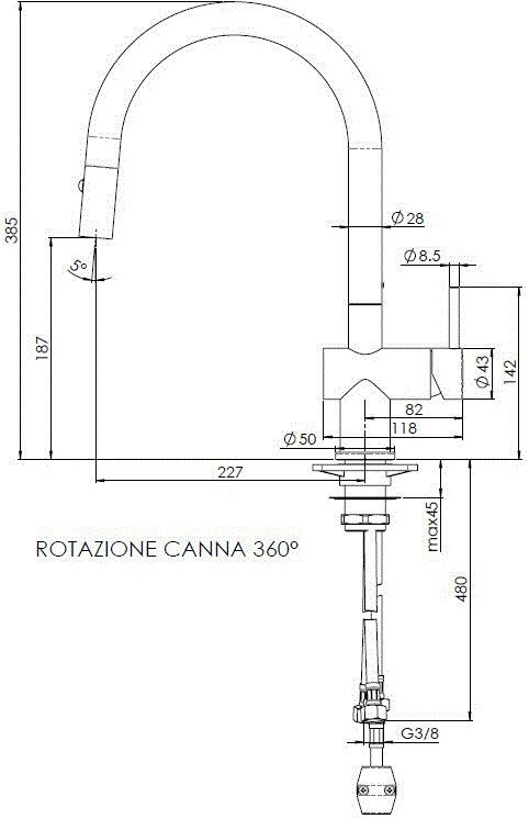 Flint R31650 Reginox afbeelding 2