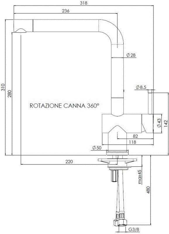 Yadkin R31674 Reginox afbeelding 2