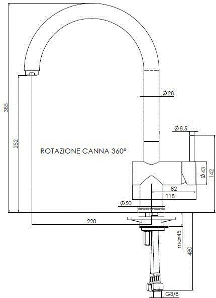 Yampa R31698 Reginox afbeelding 2