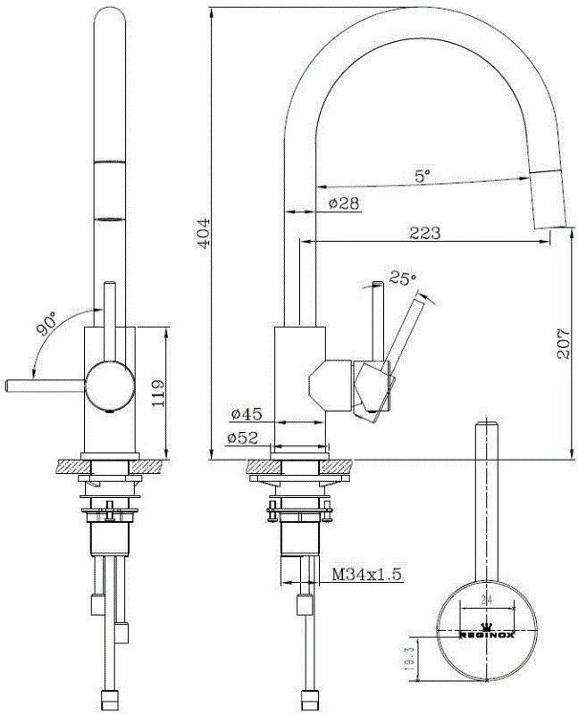 Huron R34576 Reginox afbeelding 2