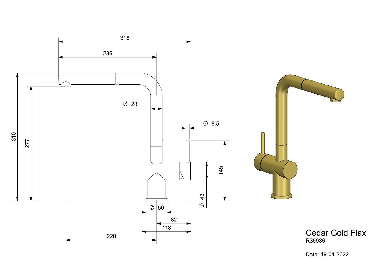 Reginox keukenkraan R35986 afbeelding 3