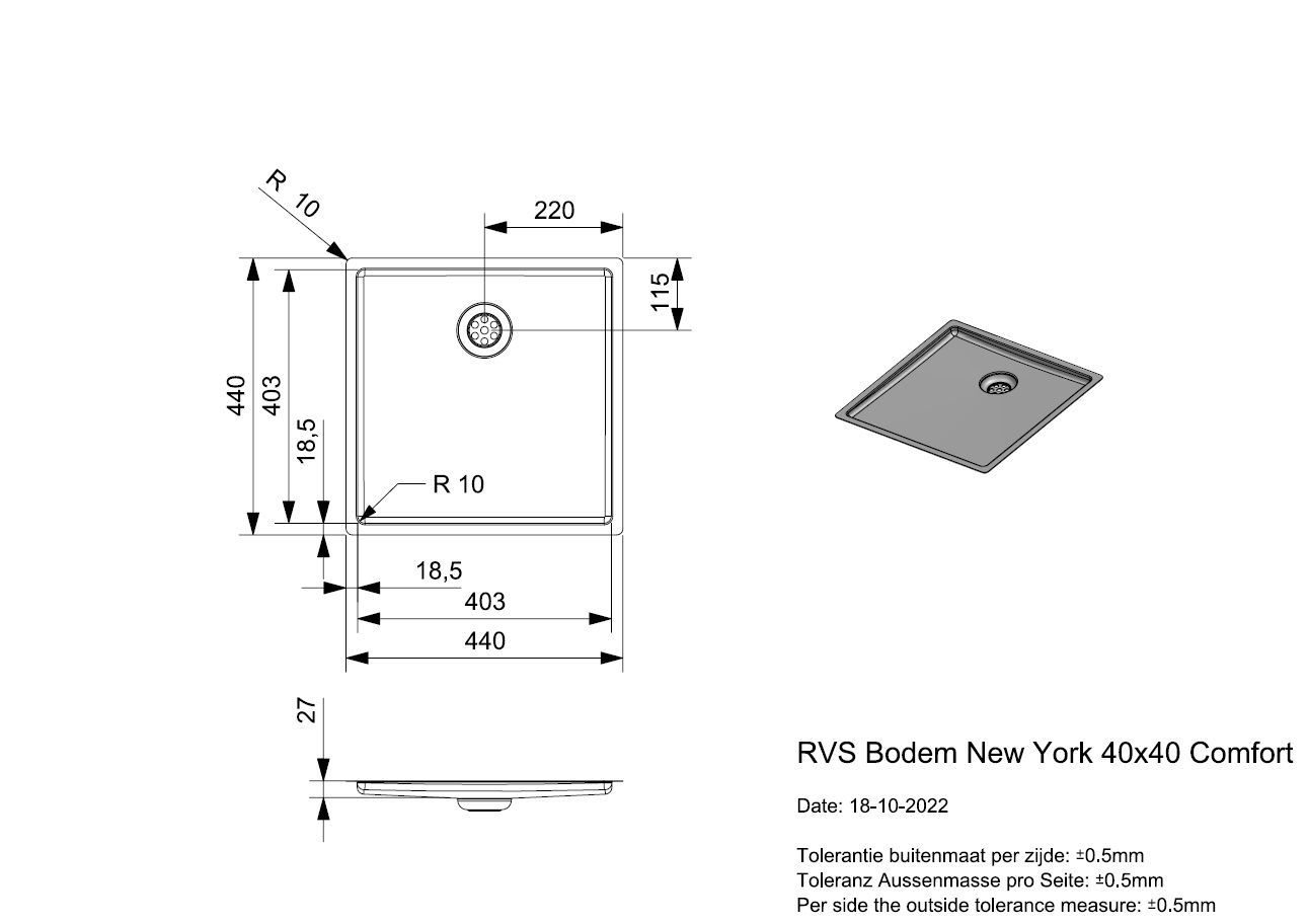 R36020 Reginox afbeelding 2