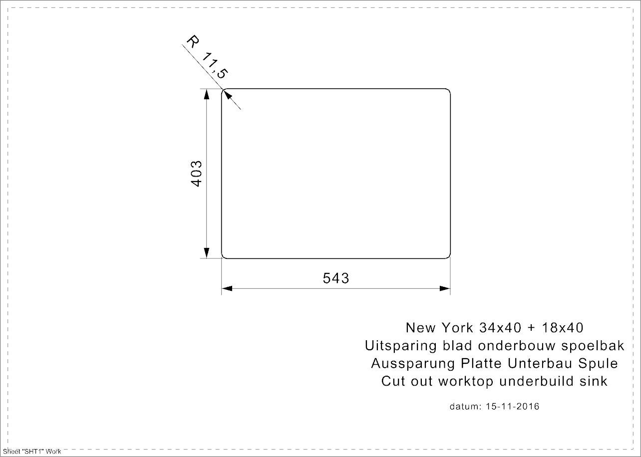 Reginox R39205  spoelbak afbeelding 5