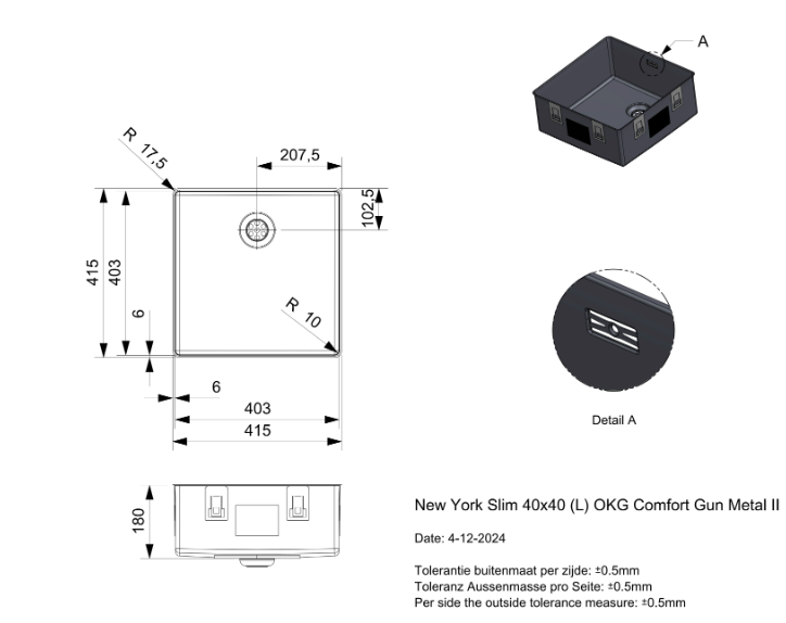 Reginox spoelbak R39502 afbeelding 3