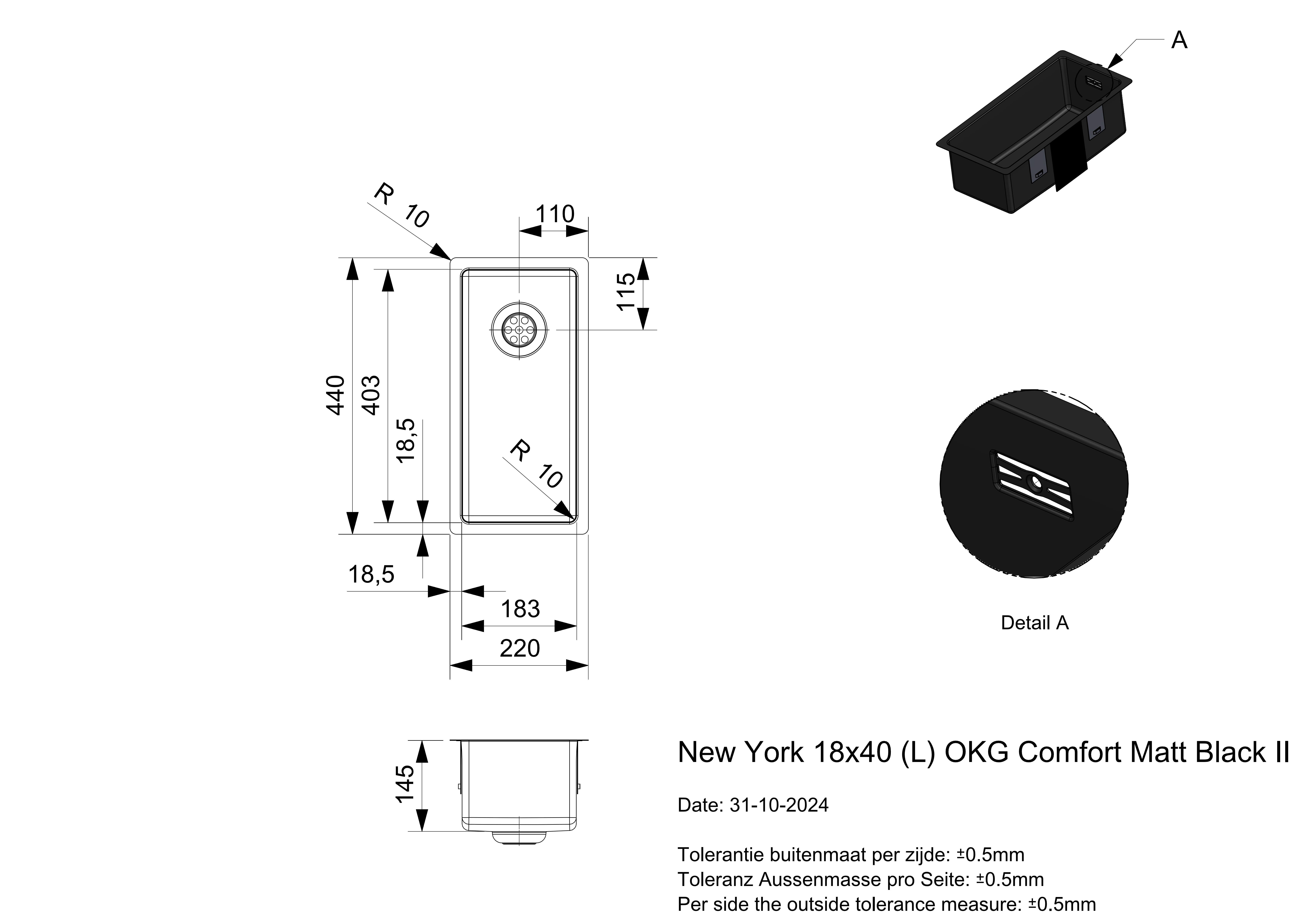 Reginox spoelbak R40157 afbeelding 3