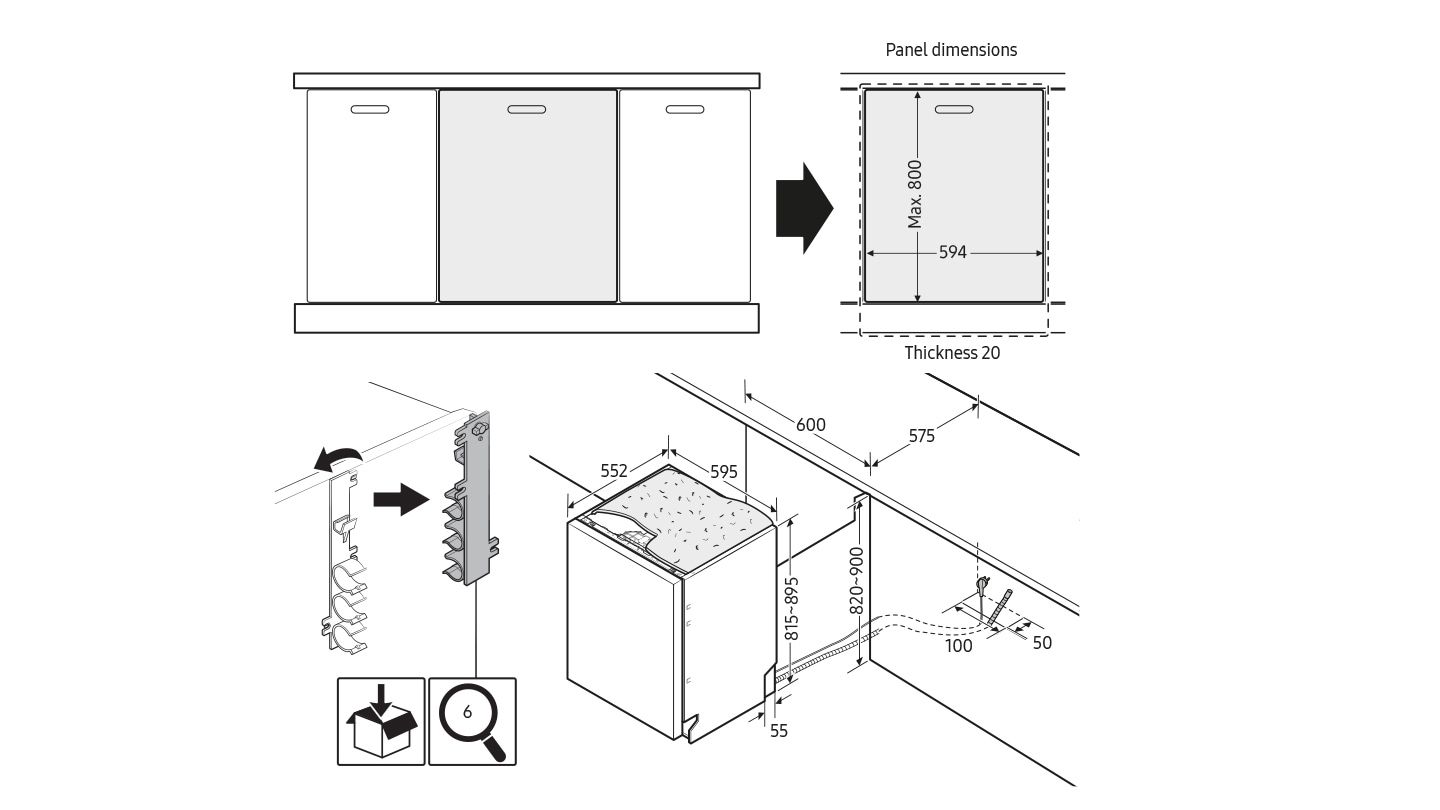 Samsung DW60CG880I00ET