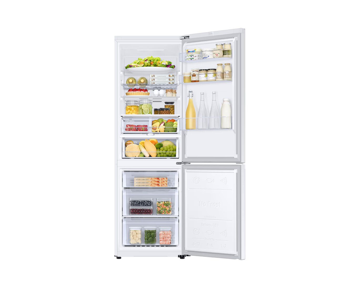 Samsung RB34C605CWW/EF vrijstaand koelkast afbeelding 5