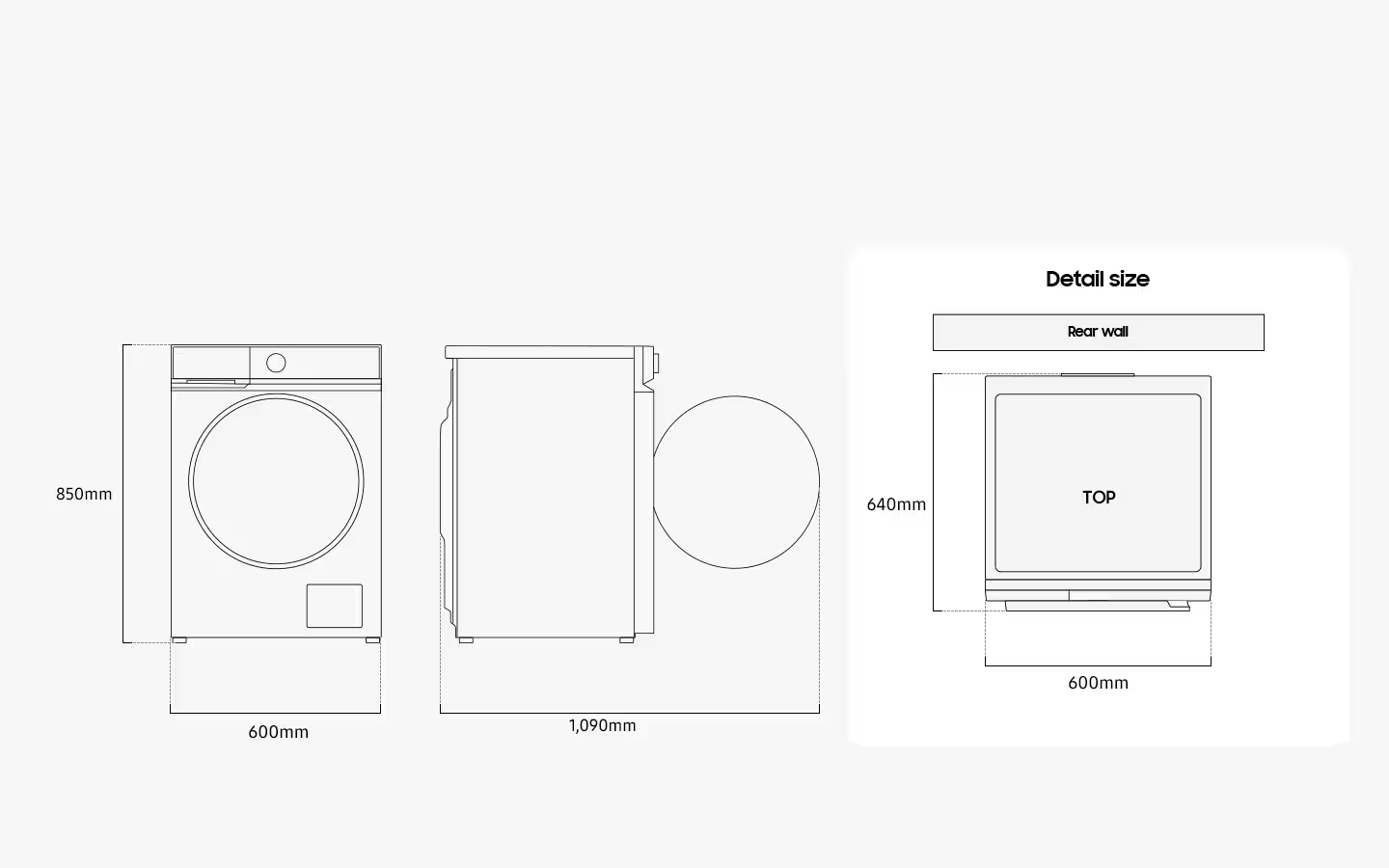 Samsung WW11DB7B34GWU3