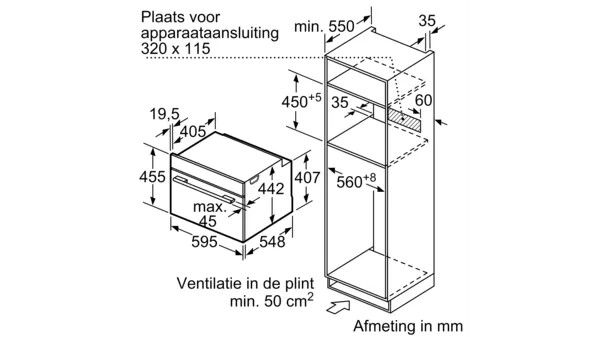 Siemens CN878G4B0 inbouw magnetron afbeelding 5
