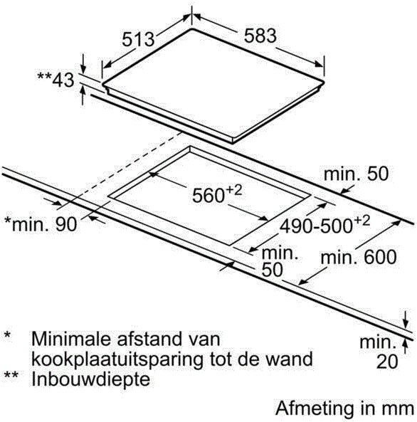 Siemens EA645GN17 inbouw kookplaat afbeelding 5