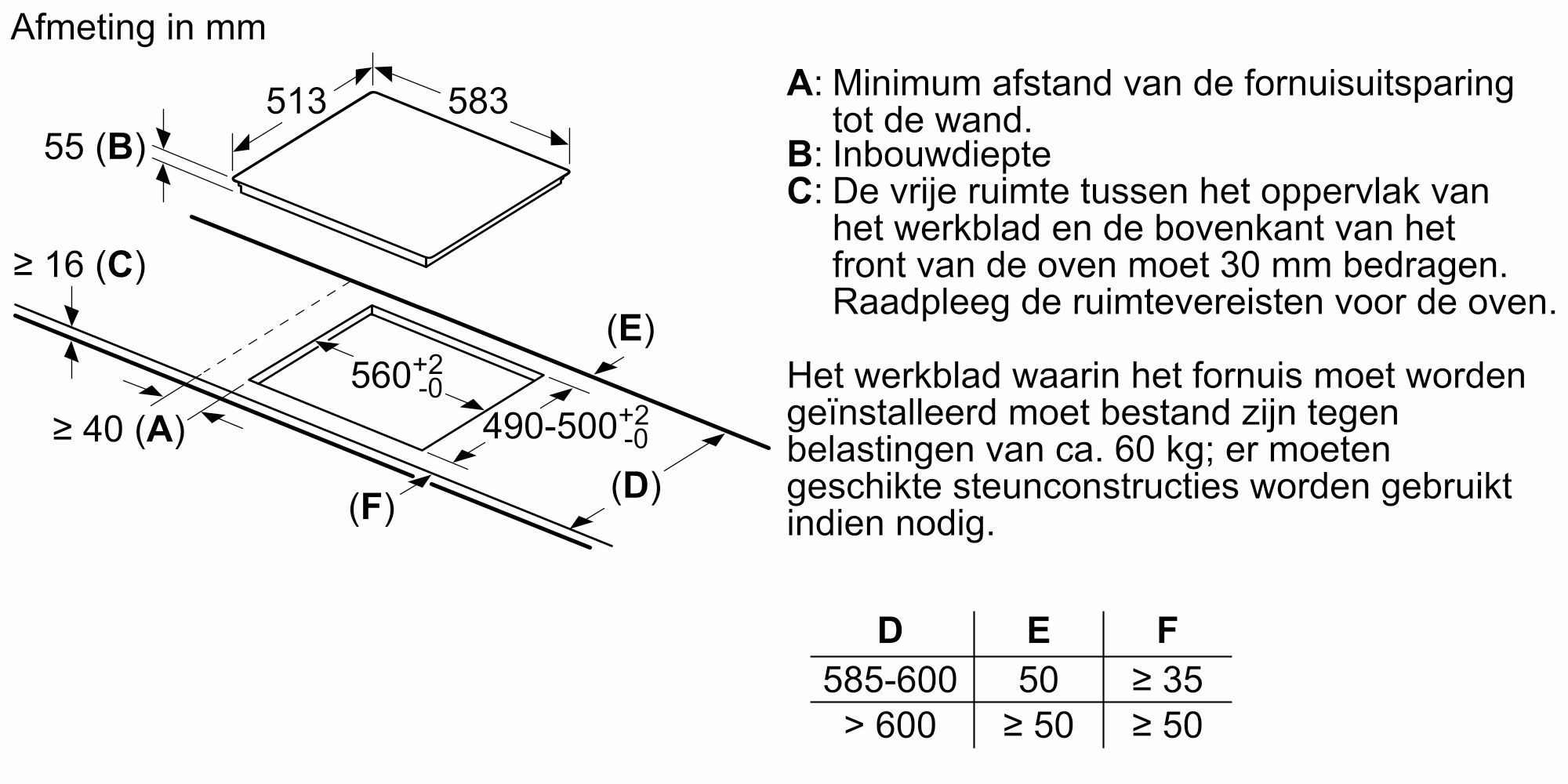 Siemens EH64KBFB5E inbouw kookplaat afbeelding 5