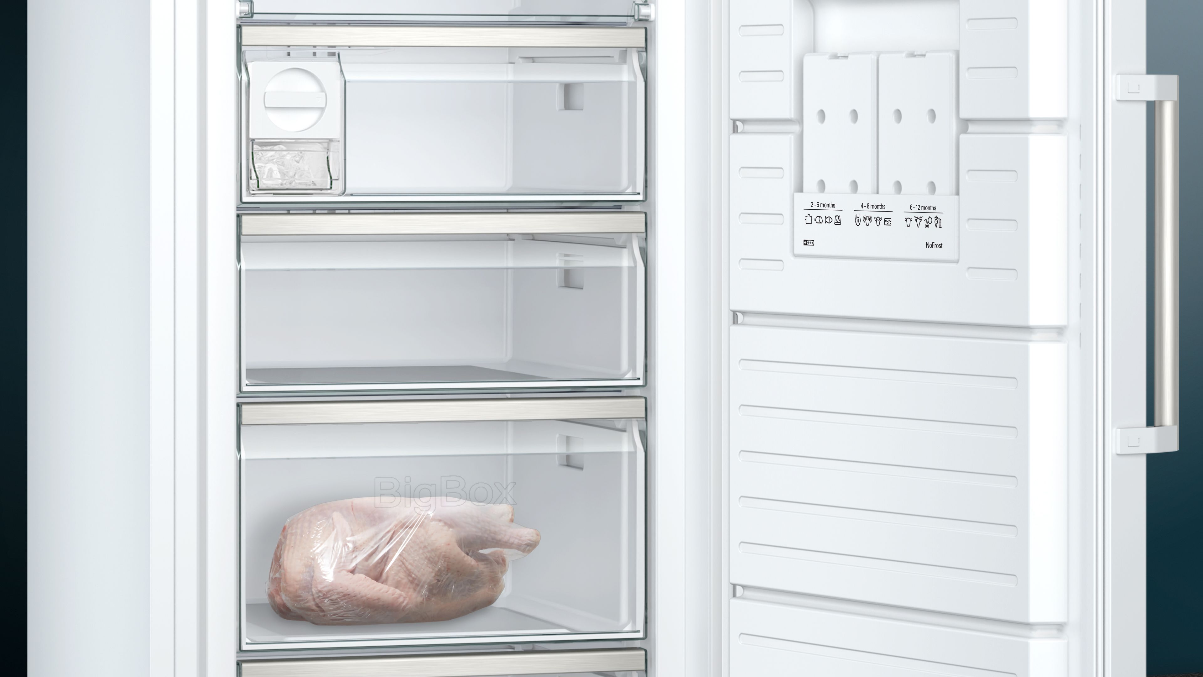 Siemens GS58NAWCV vrijstaand vriezer afbeelding 5