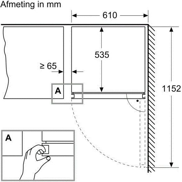 Siemens KW16KATGA vrijstaand wijnkast afbeelding 5