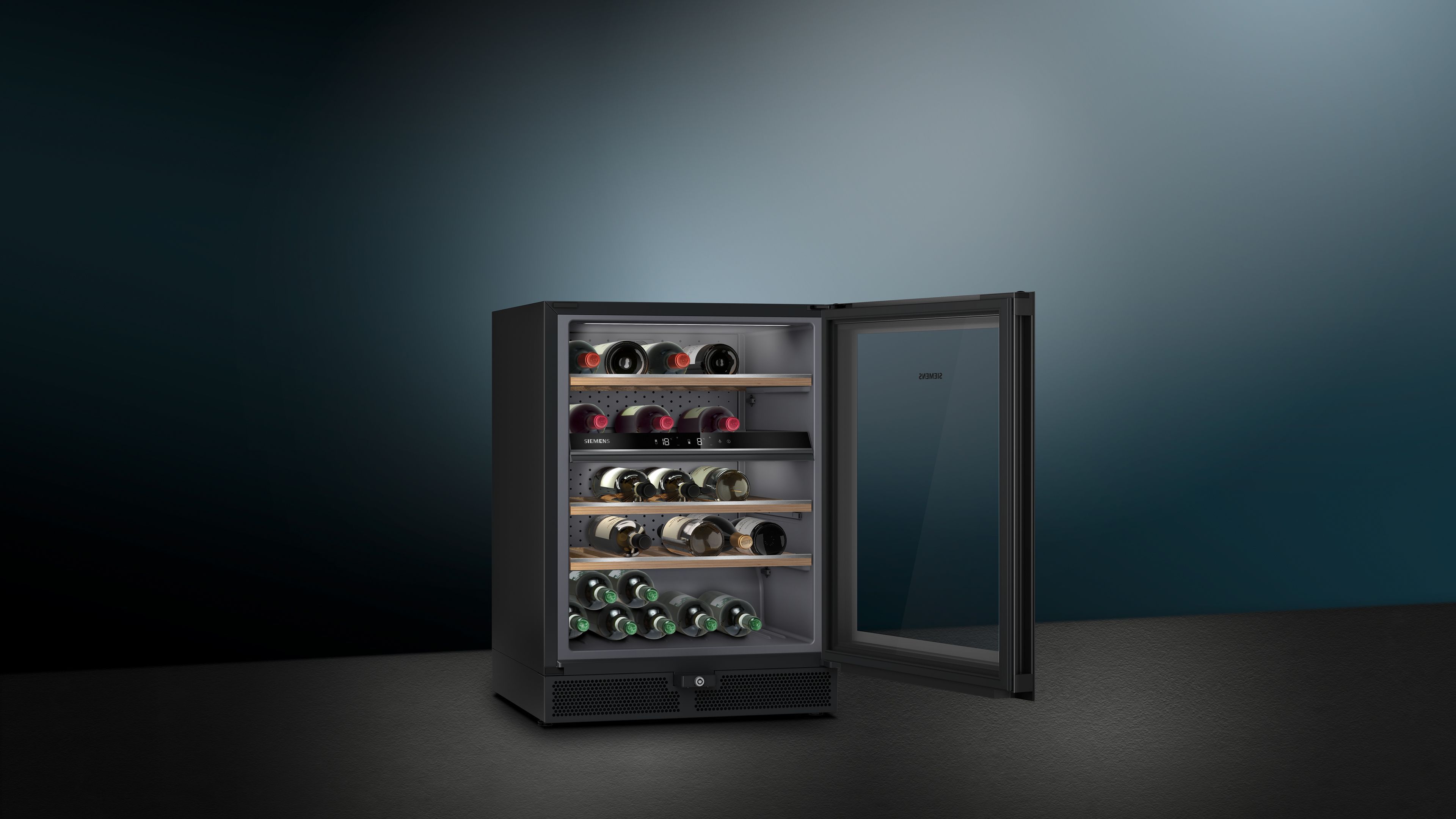 Siemens KW16KATGB vrijstaand wijnkast afbeelding 5
