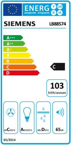 Siemens LB88574  afzuigkap afbeelding 6