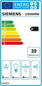 Siemens afzuigkap LC91KWP60 afbeelding 3