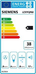 Siemens LC97FQP60  afzuigkap afbeelding 5