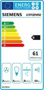 Siemens LC97QFM50  afzuigkap afbeelding 6