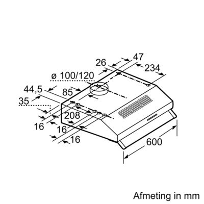 Siemens LU60LFA50  afzuigkap afbeelding 6